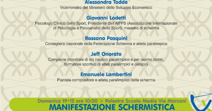 Sport e disabilità - Mercoledì 15 dicembre presentazione del progetto ''Facciamo squadra'' Sport e disabilità - Mercoledì 15 dicembre presentazione del progetto ''Facciamo squadra''