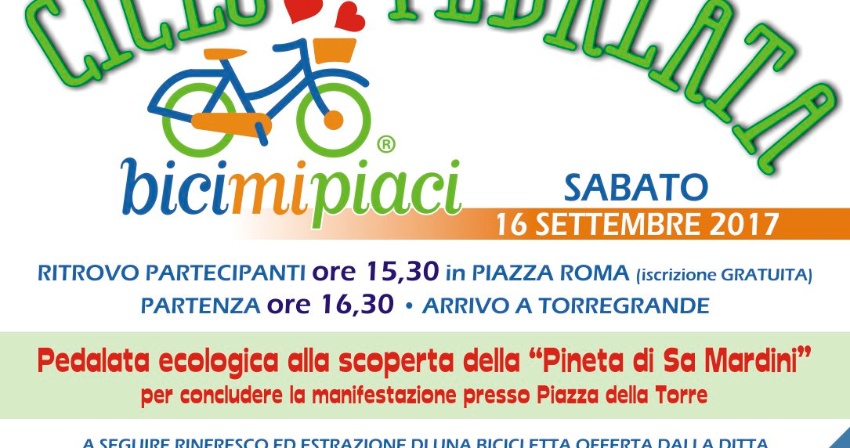 BiciMiPiaci - Ciclopedalata tra Oristano e Torre Grande BiciMiPiaci - Ciclopedalata tra Oristano e Torre Grande