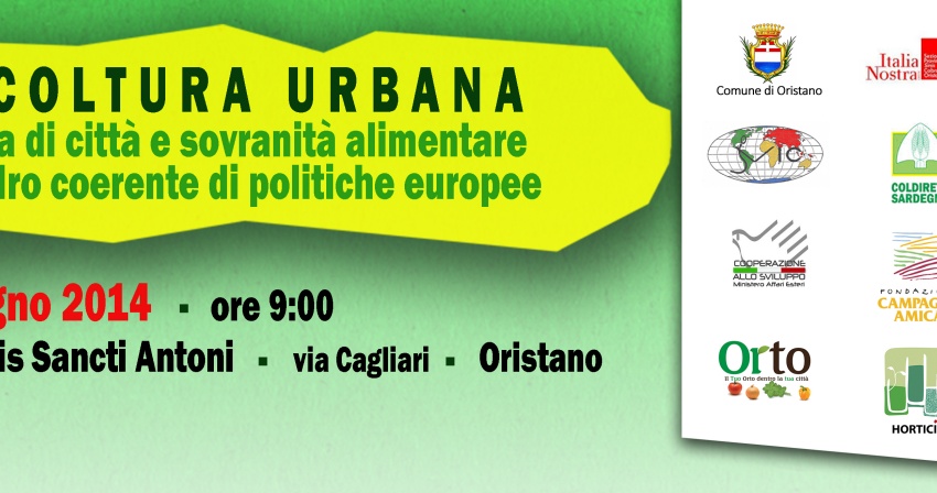 Venerdì 20 Giugno all'Hospitalis Sancti Antoni un convegno sull'agricoltura urbana Venerdì 20 Giugno all'Hospitalis Sancti Antoni un convegno sull'agricoltura urbana