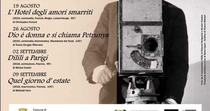 Fino al 9 settembre la rassegna del cinema all’aperto “EFFETTO NOTTE” Fino al 9 settembre la rassegna del cinema all’aperto “EFFETTO NOTTE”