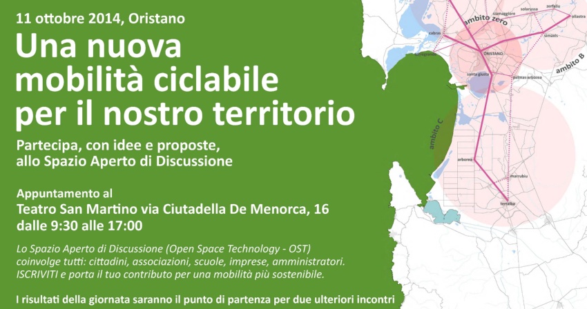 Mobilità lenta - Sabato 11 Ottobre al via la partecipazione pubblica Mobilità lenta - Sabato 11 Ottobre al via la partecipazione pubblica