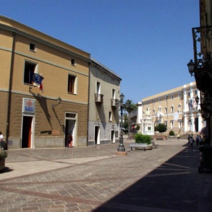 Veduta di Piazza Eleonora d'Arborea