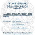 Visualizza la notizia: 2 giugno - 73° anniversario della Repubblica