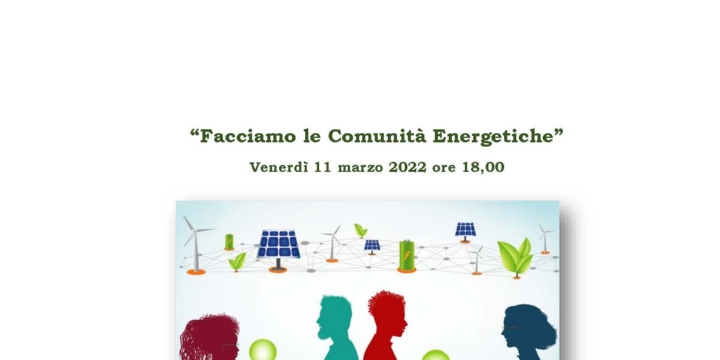 Comunità energetiche - Conferenza all'auditorium San Domenico