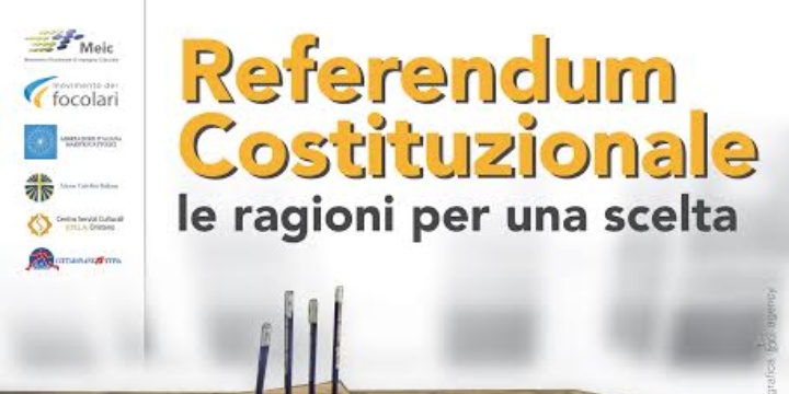 Referendum costituzionale, le ragioni di una scelta