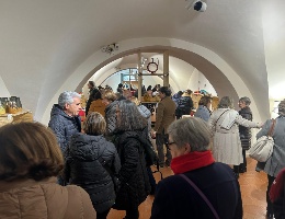 Il Tornio di via Figoli - Un momento dell'inaugurazione Il Tornio di via Figoli - Un momento dell'inaugurazione