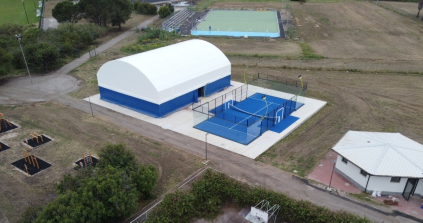 Il parco sportivo di Torangius dall'alto Il parco sportivo di Torangius dall'alto