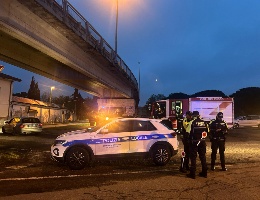 La Polizia locale e i Vigili del Fuoco al Rimedio La Polizia locale e i Vigili del Fuoco al Rimedio