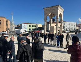 La cerimonia per la riapertura di piazza Mariano La cerimonia per la riapertura di piazza Mariano