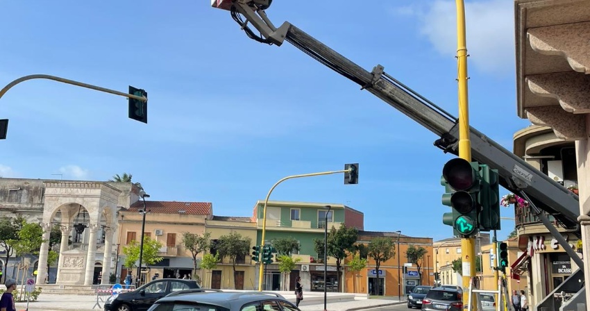 La nuova segnaletica in via Ricovero La nuova segnaletica in via Ricovero