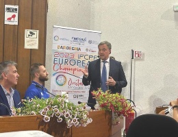 Enrico Cattaneo presenta i campionati europei di calcio a 7 per cerebrolesi Enrico Cattaneo presenta i campionati europei di calcio a 7 per cerebrolesi