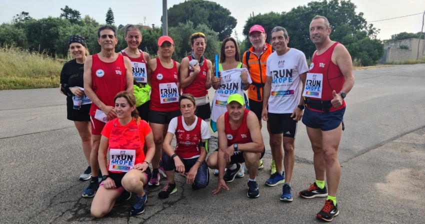 A Oristano la Run4Hope, staffetta per la ricerca contro la leucemia A Oristano la Run4Hope, staffetta per la ricerca contro la leucemia