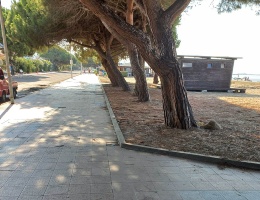 il lungomare ripulito dopo il sequestro il lungomare ripulito dopo il sequestro