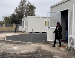 Inaugurate le casette di via Brianza, rifugio per senzatetto Inaugurate le casette di via Brianza, rifugio per senzatetto