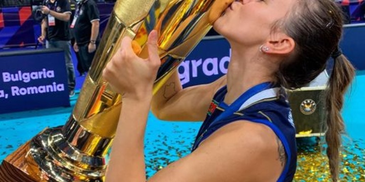 Alessia Orro medaglia d'oro europea con l'Italvolley