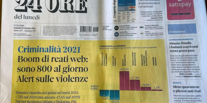 Oristano provincia più sicura d’Italia