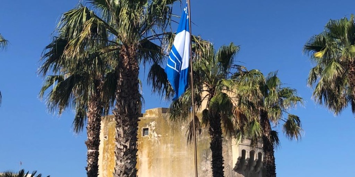 Torre Grande - Issata la Bandiera blu 2019