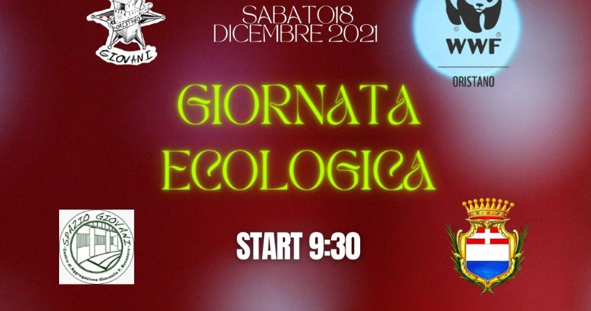 Sabato 18 dicembre Giornata ecologica nel campo sportivo di Torangius Sabato 18 dicembre Giornata ecologica nel campo sportivo di Torangius