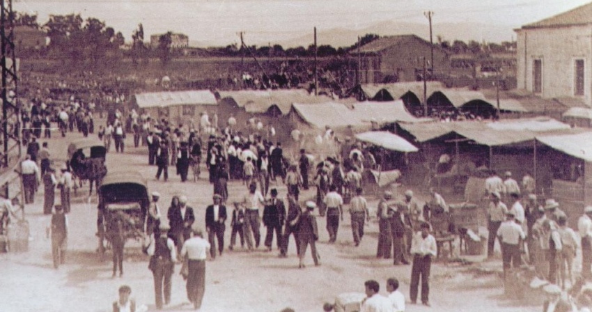 Un'immagine storica della festa di Santa Croce Un'immagine storica della festa di Santa Croce