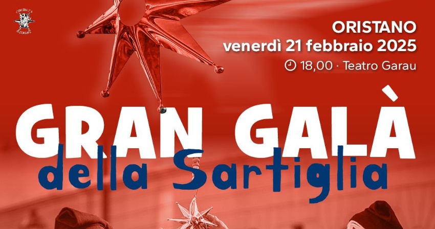 Gran Galà della Sartiglia. Venerdì 21 febbraio al Teatro Garau un viaggio tra tradizione e spettacolo Gran Galà della Sartiglia. Venerdì 21 febbraio al Teatro Garau un viaggio tra tradizione e spettacolo