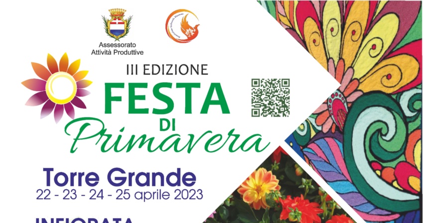 Dal 22 al 25 aprile a Torre Grande ritorna la Festa di primavera Dal 22 al 25 aprile a Torre Grande ritorna la Festa di primavera