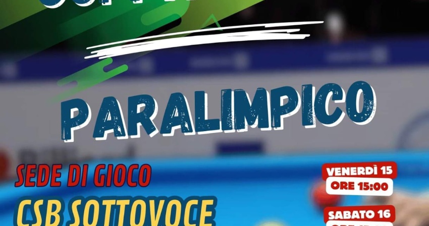 Coppa Italia di biliardo paralimpico Coppa Italia di biliardo paralimpico