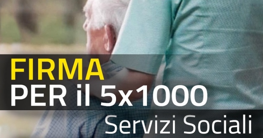 Servizi sociali - Il 5 per mille dell'IRPEF alle famiglie bisognose. Domande entro il 31 ottobre Servizi sociali - Il 5 per mille dell'IRPEF alle famiglie bisognose. Domande entro il 31 ottobre