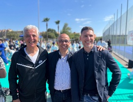 L'Assessore Franceschi, il Sindaco Sanna e l'Assessore Prevete L'Assessore Franceschi, il Sindaco Sanna e l'Assessore Prevete