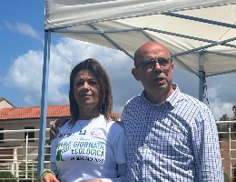 L'Assessore Maria Bonaria Zedda e il Sindaco Sanna alla giornata ecologica L'Assessore Maria Bonaria Zedda e il Sindaco Sanna alla giornata ecologica