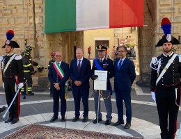 L'onorificenza a Samuele Cabizzosu L'onorificenza a Samuele Cabizzosu