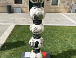 L'opera ceramica di Valentina Pisu dedicata a Eleonora d'Arborea L'opera ceramica di Valentina Pisu dedicata a Eleonora d'Arborea