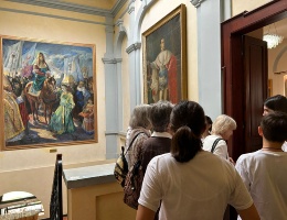 i volontari di monumenti aperti 2023 guidano le visite a palazzo campus colonna i volontari di monumenti aperti 2023 guidano le visite a palazzo campus colonna